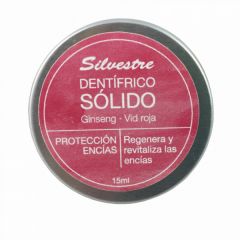 Comprar SILVESTRE Dentífrico sólido encías ginseng y vid roja 15 ml Por 4,20€