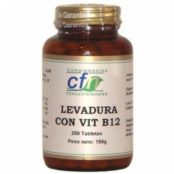 Levadura con Vitamina B12 250 Comrpimidos - CFN