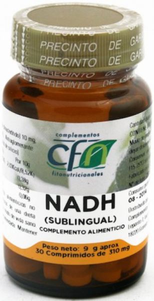 NADH 310 mg 30 tabletten voor sublinguaal gebruik