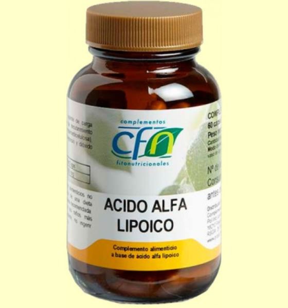 Ácido alfa lipóico 60 cápsulas 200 mg - CFN