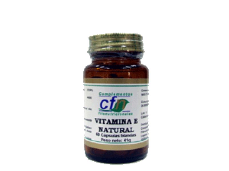 Natuurlijke vitamine E 60 parels - CFN