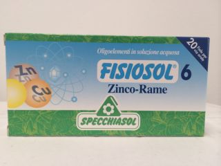 Acheter SPECCHIASOL FISIOSOL 6 ZN CU 20 Flacons Par 14,29€