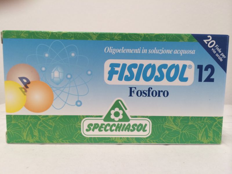 FISIOSOL 12 FOSFOR 20 injektionsflaskor