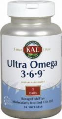 Kopen KAL Ultra Omega 3 6 9 50 Parels Door 23,40€