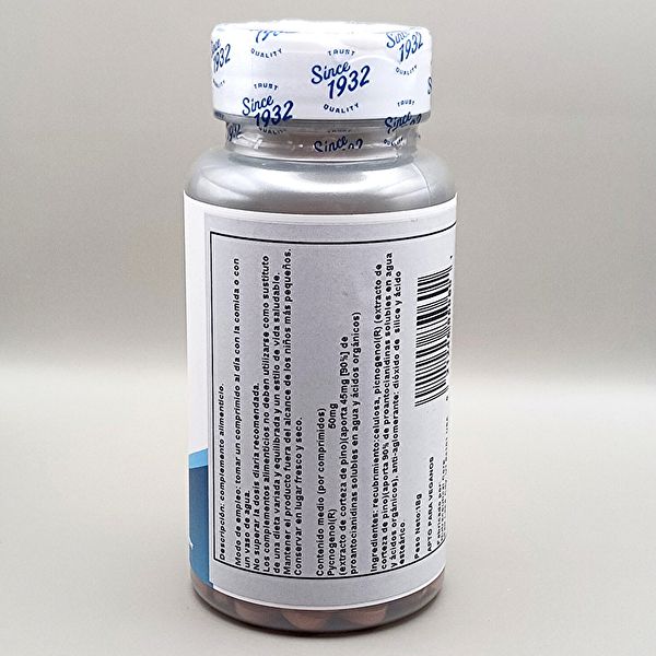 Pycnogenol 60 Tablets - KAL Img 3