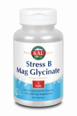 Comprar KAL Stress B Mag Glicinato 60 cápsulas vegetais Por 20,63€