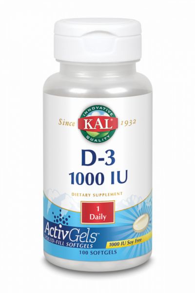 Vitamin D3 1000 IE 100 Activgels - KAL