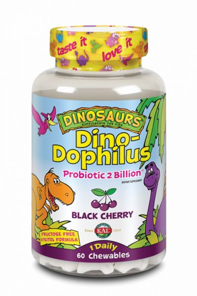 Dinodophiles 60 Cherry Chewable Dinosaurs - KAL