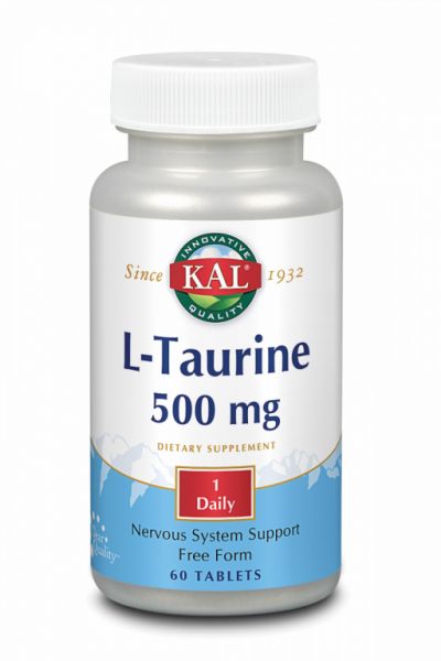 L-Taurin 500 mg 60 Kapseln - KAL