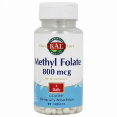 Buy KAL Methyl Folate 800 Mcg 90 Tablets By 26,19€