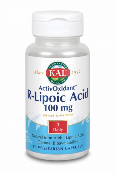 Ácido R-Lipóico 100 mg 60 Cápsulas Vegetais