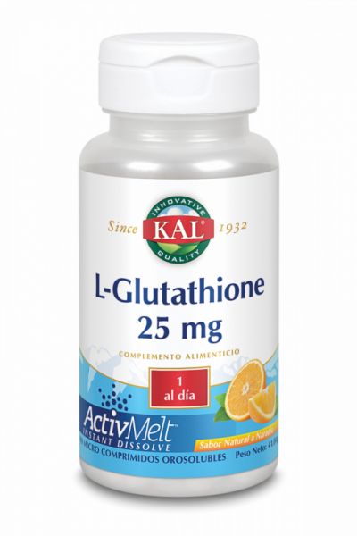 L-Glutathion 25 mg 90 Oranje tabletten voor sublinguaal gebruik