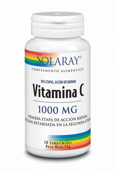 C-VITAMIN 1000 mg 100 tabletter - SOLARAY