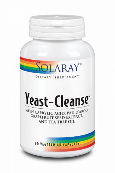 YEAST CLEANSE 90 Vcaps - SOLARAY