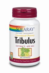 Acheter SOLARAY TRIBULUS 450 mg 60 gélules Par 27,78€