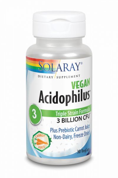 ACIDOPHILE PLUS 3 MILLIARDS 30 Caps - SOLARAY