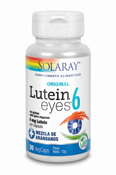 LUTEIN AUGEN 6 mg 30 Vcaps - SOLARAY