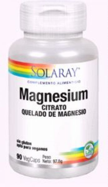 CITRATE DE MAGNÉSIUM 133 mg 90 Vcaps - SOLARAY