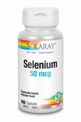 Comprare SOLARAY SELENIO 50 mcg 100 Cap Di 12,70€