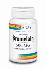 Comprar SOLARAY BROMELAINA 60 Cápsulas Por 32,54€