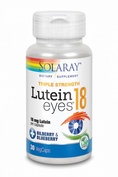 LUTEIN AUGEN 18 mg 30 Vcaps - SOLARAY