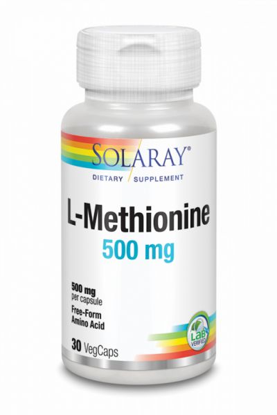 L-MÉTHIONINE 500 mg 30 Gélules - SOLARAY