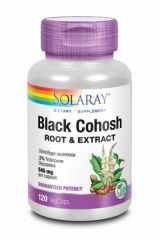 Acheter SOLARAY COHOSH NOIR 120 Vcaps Par 30,95€