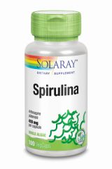 Comprar SOLARAY ESPIRULINA 100 Caps Por 19,84€