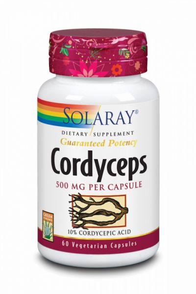 ESTRATTO DI CORDYCEPS 500 mg 60 Caps - SOLARAY