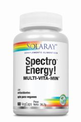 Buy SOLARAY SPECTRO ENERGY 60 Caps. Vegetables By 26,19€