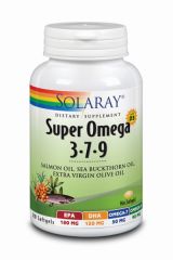 Buy SOLARAY SUPER OMEGA 3-7-9 120 Pearls By 49,20€