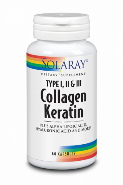 COLLAGÈNE KÉRATINE 60 Capsules - SOLARAY