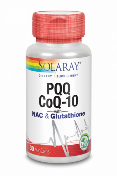 PQQ COQ10 30 Vcaps - SOLARAY