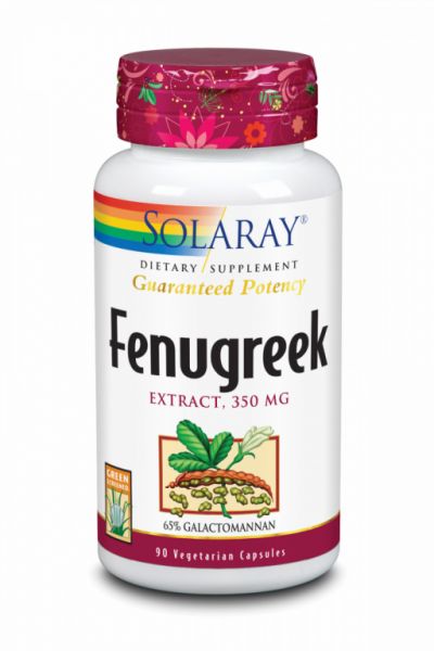 FENUGREC (FENOGRECO) 350 mg 90 Vcaps - SOLARAY