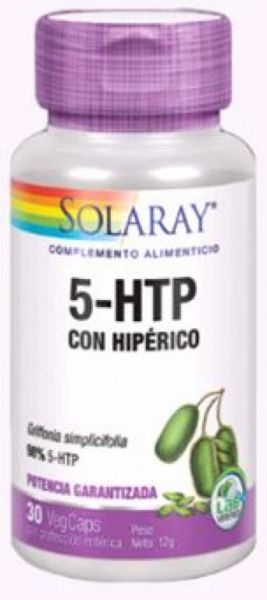 5-HTP COM HYPERICO 30 Caps - SOLARAY