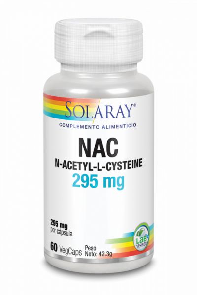 NAC 295 mg 60 Vcaps - SOLARAY