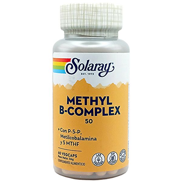 Complexo B Metílico 50 60 Vcaps - SOLARAY