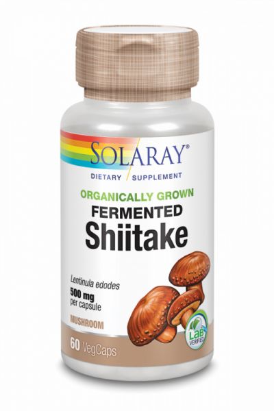 SHIITAKE 500 mg 60 Vcaps - SOLARAY