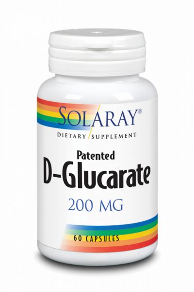 CALCIO D-GLUCARATO 200mg 60 Caps - SOLARAY