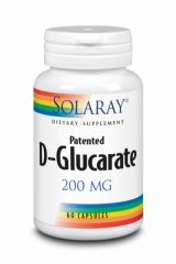 Kopen SOLARAY D-GLUCARAATCALCIUM 200 mg 60 capsules Door 38,10€