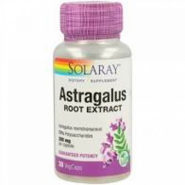 ASTRAGALUS ROOT EXTRACT 200 mg 30 Vcaps - SOLARAY