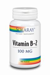 Comprar SOLARAY B2 100mg 100 Vcaps Por 17,46€