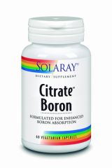 Acheter SOLARAY CITRATE DE BORO 60 Vcaps Par 11,11€