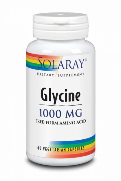 GLICINA 1000mg 60 Vcaps - SOLARAY