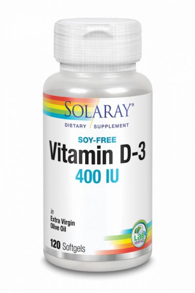 VITAMIN D3 400 IE 120 Pärlor - SOLARAY