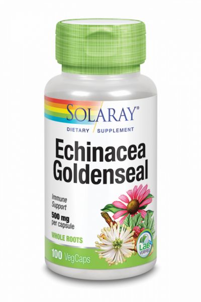 ECHINACEA-WURZEL & WURZEL DER GOLDENEN SIEGEL 500 mg 100 Vcaps