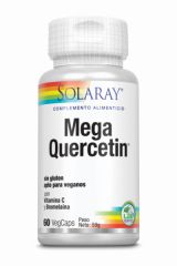 Comprar SOLARAY MEGA QUERCETIN 600 mg 60 Vcaps Por 41,67€