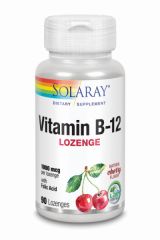 Buy SOLARAY VITAMIN B12 + FOLIC ACID 1000 mcg 90 Comp By 18,25€