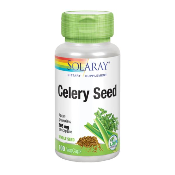 CELERY SEED 505 mg 100 Vcaps API - SOLARAY