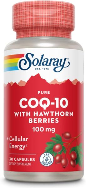 Co-Q10 Puro 100 mg 30 Cápsulas - SOLARAY